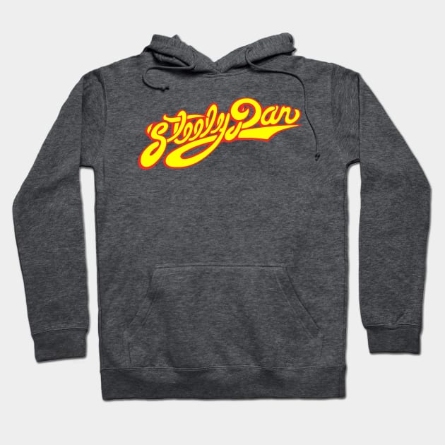 Steely Dan Vintage Logo Tribute Hoodie by robotbasecamp